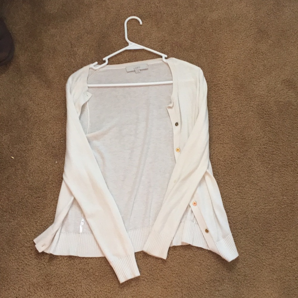 Off-white cardigan